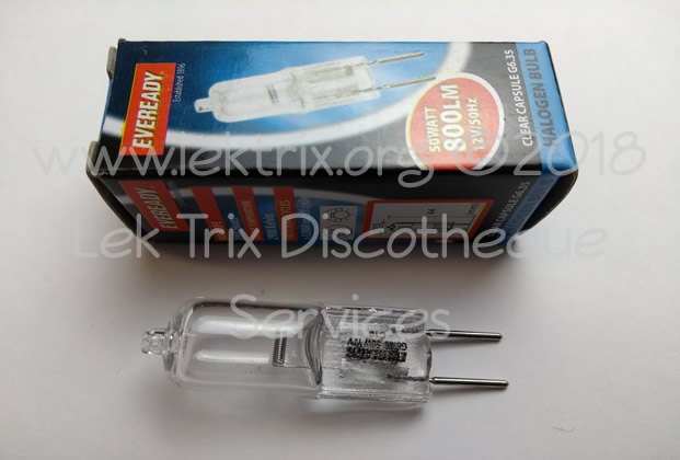 LEK0035B - Eveready Halogen Lamp 12V 50W