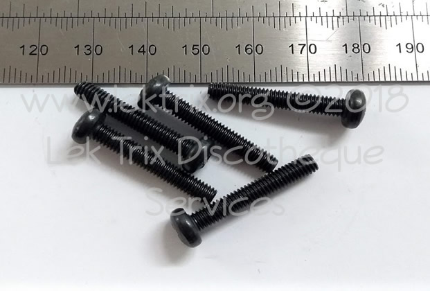 LEK0098 - M4 25mm Screw pk 5